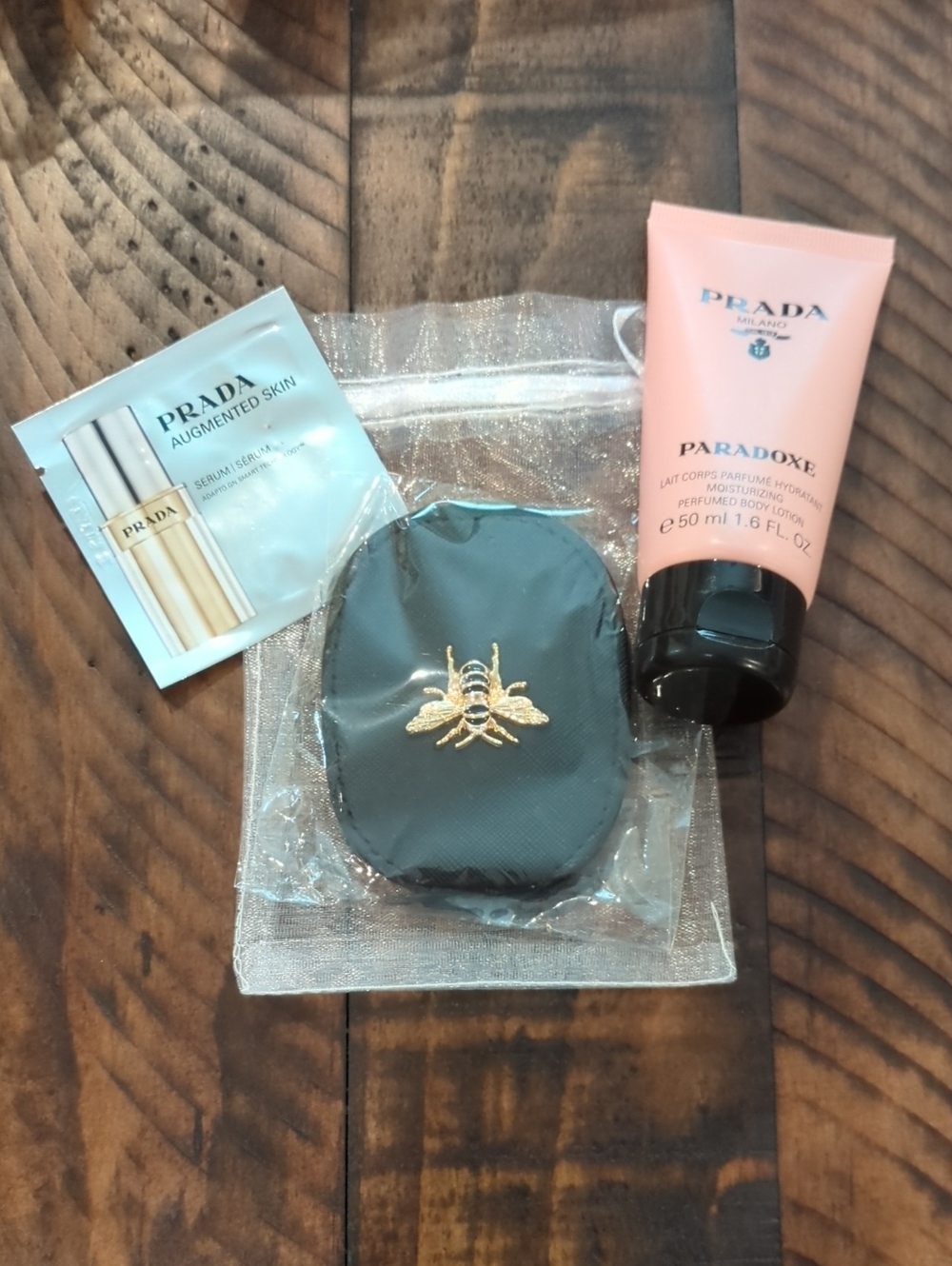 New Prada Skincare Bundle with Compact Mirror